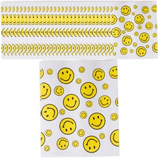 indi.k 快樂微笑塗層袋, 50個, 白色