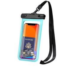 Pang Seller 基本款PVC手機防水殼, 綠色, 1個