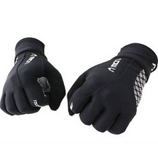 MCN 男士用 Elsa 自行車雙手手套組, 黑色