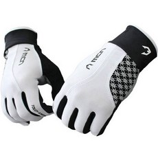 MCN 男士 自行車 公路車 手套 Elsa 雙手組, 白色