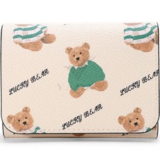 J&M Factory PU皮革 可愛卡通 迷你短夾