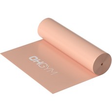 오짐 라텍스 튜빙 필라테스 근력 저항 스트레칭 밴드, 멜란지핑크, 1개