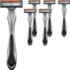 BIC 比克 男款Flex4 4層刀片刮鬍刀, 6個, 1件