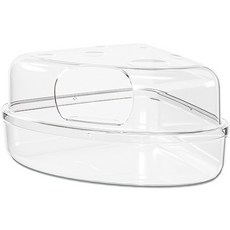 Carno 卡諾 倉鼠起司沐浴盆 M, 1個, 透明