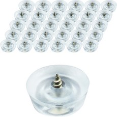 鹽酸螺絲防滑家具墊 26mm 40入, 透明