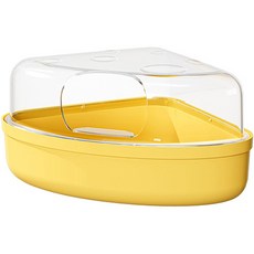 Carno 卡諾 倉鼠起司沐浴盆 S, 1個, 黃色
