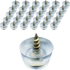 鹽酸螺絲防滑家具墊 高15mm 100入, 透明