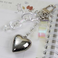 Bidan-gil 女童用 Dami Heart 包包吊飾 包包掛飾 鑰匙圈