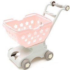 PLAYMAX 可分離式籃子旋律購物車廚房玩具, 粉紅色, 1個