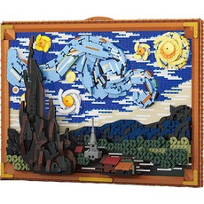 LOZ 迷你奈米積木 星空夜景相框, 混合色, 1個