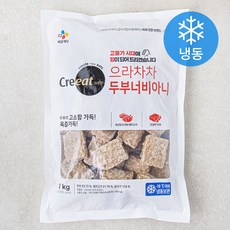 크레잇 으라차차 두부너비아니 (냉동), 1kg, 1개
