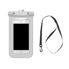 Feed 手機觸控防水袋, 白色, 1個