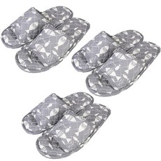 雙層軟墊棉質室內拖鞋, MF290 熱帶魚, 3個