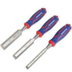 WORKPRO 木工鑿子 12mm + 20mm + 25mm 套組 WP201301, 1套