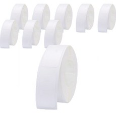 標籤貼紙 07 260 白色 12 x 22 x 120 mm, 9個