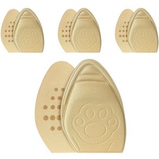 Rainbow 女用透氣柔軟防滑尖頭鞋墊 4雙組