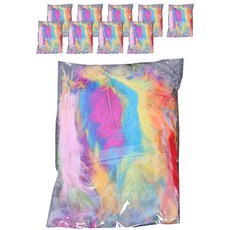 Maket Gamseong 透明球羽毛波浪裝飾, 混合, 10個