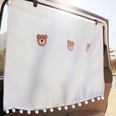 GMZ MOTORS Isabella 車用窗簾, 小熊三兄弟(吸盤), 1個