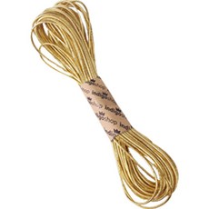 Market Gamsung禮物裝飾繩子鐵絲 10入, 黃金, 10m
