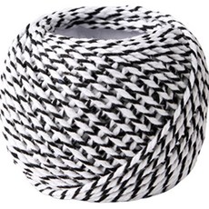 Maket Gamseong 禮物裝飾棉繩 6入, 黑色, 18m