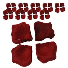 Maket Gamseong 活動裝飾 玫瑰花瓣, 10個, 酒紅色