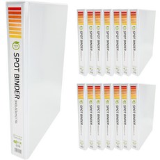 EcoPP環境部環保PP活頁夾 3cm A4 3孔, 15個, 白色