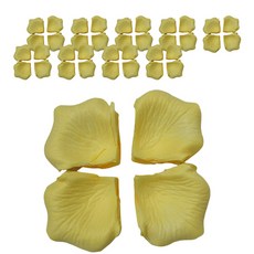 Maket Gamseong 活動裝飾 玫瑰花瓣, 10個, 黃色