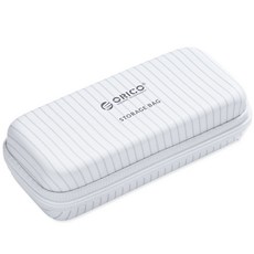 오리코 M.2 SSD 정전기방지 생활방수 충격보호 제품고정밴드 하드 파우치 화이트, PWFM2(화이트), 1개