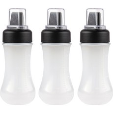 inbloom 5孔調味醬瓶 黑色, 350ml, 3個