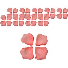 Maket Gamseong 玫瑰花瓣活動裝飾, 蜜桃粉, 10個