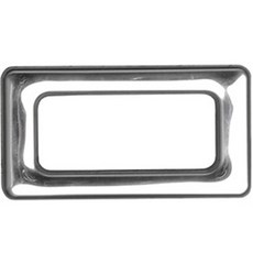 DKMALL 改裝後車廂按鈕飾板蓋, 髮絲紋銀, Torres, Ornicfino