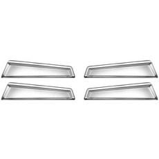 DKMALL 車門置物袋飾條 4件組, Torres, 銀色, Ornicfino