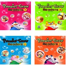 PHONICS SHOW READERS 1 + 2 + 3 + 4 套裝 小學一年級 全4冊, BUILD&GROW