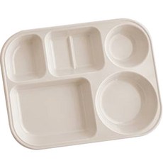 LOHJA 兒童分隔餐盤 801款, 淺米色, 單品, 1個