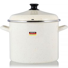 Hamptons 電磁爐琺瑯湯鍋蒸鍋 HEL 90-24 VNC, 24cm, 香草奶油