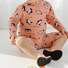 IAMBEBE 嬰幼兒可愛企鵝一體式連身防曬泳衣