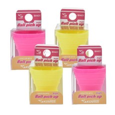 KOVISS Golfia握把可拆卸型矽膠球拾取高爾夫球回收器 4種組 BH431-7, 隨機出貨