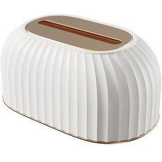 솔브리빙 럭셔리 가정용 차량용 사각 투명 티슈커버 티슈케이스, 화이트, 1개