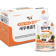 짱죽 맛있는 이유식 맘마짱 스파우트형, 새우볶음진밥, 120g, 10개