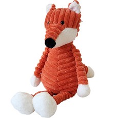 動物農場燈芯絨娃娃, 33cm, 狐狸, 1個