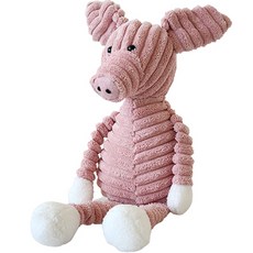 다다랜드 동물농장 코듀로이 봉제인형, 33cm, 돼지, 1개