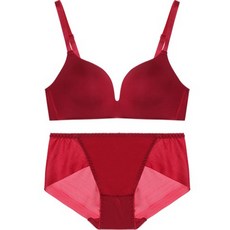 舒適自在宛如未穿 無鋼圈無痕內衣內褲套組 N6001