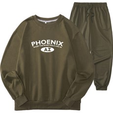 FB 여성용 스탠다드핏 피닉스 AZ 빅로고 스웨트셔츠 + 조거팬츠 세트