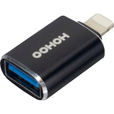 HOHOO iPhone USB A 轉 Lightning OTG 轉換轉接頭 黑色 A2L