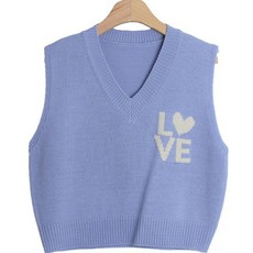 린다샵 여성용 데비닌 베이직 러브 조끼 cpvt992k33