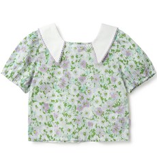 Perimitz 女童花朵短袖上衣 P2322B364