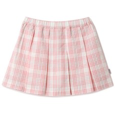 Perimitz 女童款夏日格紋皺褶裙 P2321S603