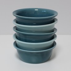 月鹽復古陶瓷感性馬格利酒杯 5件組, 03 蔚藍, 1套