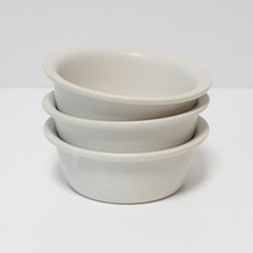 月鹽 韓國製復古風陶瓷馬格利酒杯3件組, 04 奶油白, 1套