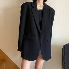 POPLARNC 女款莫哈比單排釦夾克